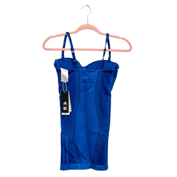 adidas x IVY PARK Women's Blue Sleeveless Bodycon Mini Dress Size XS - Picture 6 of 13